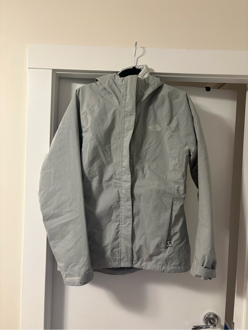 The NorthFace Light Gray Triclimate Jacket